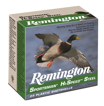 Picture of Remington Ammunition Sportsman Hi-Speed Steel 12Gauge 2.75" 1 1/8oz 4Shot 25 Per Box/10 Case 20936