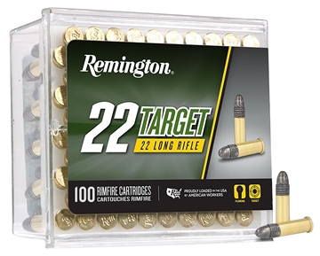 Picture of Remington Ammunition Target Rimfire 22LR 40gr Round Nose 50 Per Box/100 Case 21022