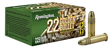 Picture of Remington Ammunition Golden Bullet Rimfire 22LR 36gr Plated Hollow Point 225 Per Box/10 Case 21229