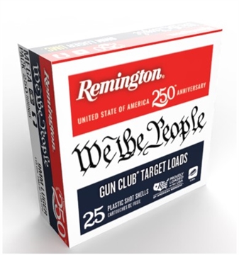 Picture of REMINGTON 12GA 2 3/4IN 1 1/8OZ 8 SHOT 1145 GUN CLUB US 250TH 25RD/BX 10BX/CS 21386