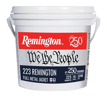 Picture of Remington "We The People" Rifle Ammunition 223 Rem 55gr FMJ 3240 fps 250/ct 21388