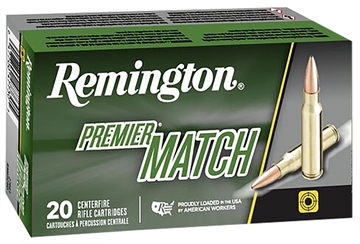 Picture of Remington Ammunition Premier Match 300Blackout 125gr Sierra MatchKing Open Tip Match 20 Per Box/10 Case 21503