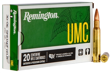 Show details for Remington Ammunition L30062 UMC 30-06 Springfield 150 gr Full Metal Jacket (FMJ) 20 Bx/ 10 Cs 23699 Picture of Remington Ammunition L30062 UMC 30-06 Springfield 150 gr Full Metal Jacket (FMJ) 20 Bx/ 10 Cs 23699