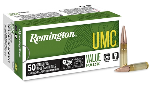 Picture of Remington Ammunition UMC 300Blackout 150gr Full Metal Jacket 50 Per Box/8 Case 26855