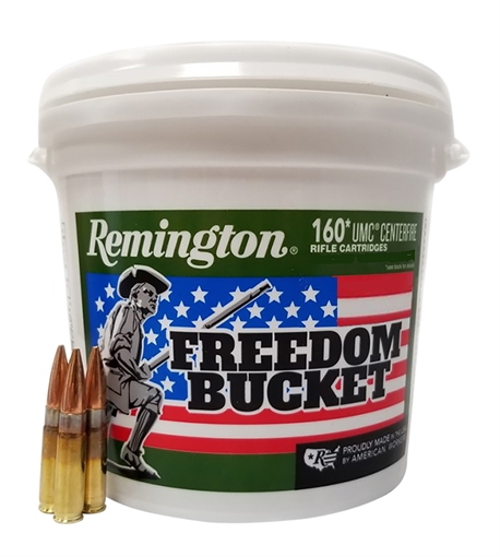 Picture of Remington Ammunition UMC Freedom Bucket 300Blackout 150gr Full Metal Jacket 160 Per Box/4 Case 26857