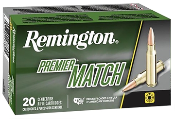 Picture of Remington Ammunition Premier Match 6.5Creedmoor 140gr Sierra MatchKing BTHP 20 Per Box/10 Case 27661