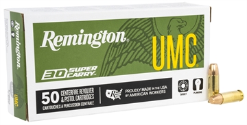 Picture of Remington Ammunition UMC 30SuperCarry 100gr Full Metal Jacket 50 Per Box/20 Case R20015