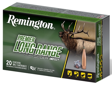 Picture of Remington Premier Long Range w/ Speer Impact Rifle Ammunition 7mm PRC 175gr PT 3000 fps 20/ct R28829