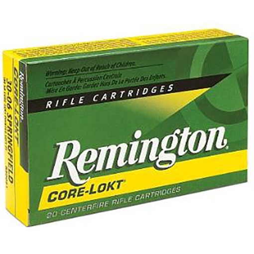 Picture of Remington Ammunition Core-Lokt 25-06Rem 100gr Pointed Soft Point Core-Lokt 20 Per Box/10 Case 21507