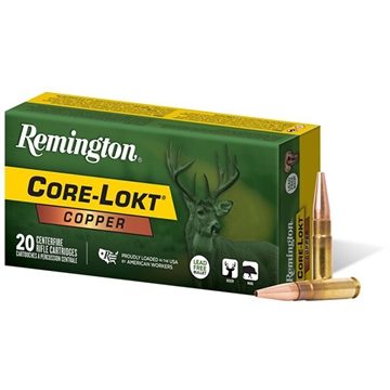 Picture of Remington Ammunition Core-Lokt Copper 300Blackout 120gr Copper Hollow Point 20 Per Box/10 Case R27857