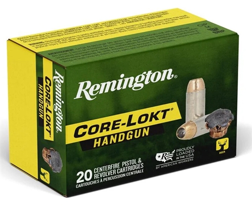 Picture of Remington Ammunition Core-Lokt Handgun 41RemMag 210gr Jacketed Hollow Point 20 Per Box/10 Case R20225