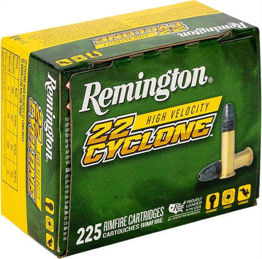 Picture of Remington Ammunition Cyclone 22LR 36gr Lead Hollow Point 225 Per Box/10 Case R21261
