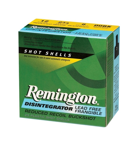 Picture of Remington Disintegrator 12 Gauge 2 3/4'' 00 Buckshot 8 Pellets (3 DRAM EQ.) 20642