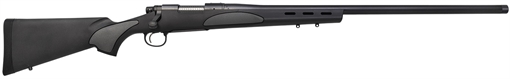 Picture of Remington Firearms (New) 700 SPS Varmint Full Size 6.5 Creedmoor 4+1 26" Matte Black Heavy Threaded Barrel, Drilled & Tapped Steel Receiver, Black Fixed w/Beavertail Forend Synthetic Stock R84224