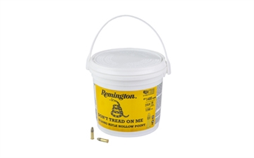 Picture of Remington Golden Bullet 250th Anniversary "Don't Tread On ME" Ammunition .22 LR 36gr HP 1280 fps 1400/ct Bucket 21279