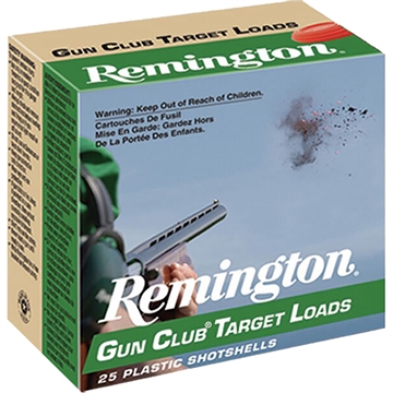 Picture of Remington Remington Gun Club Target Loads 12 ga. 2.75 in. 2 1/2 Dr. 1 1/8 oz. 8 Shot 250 rd. 20243