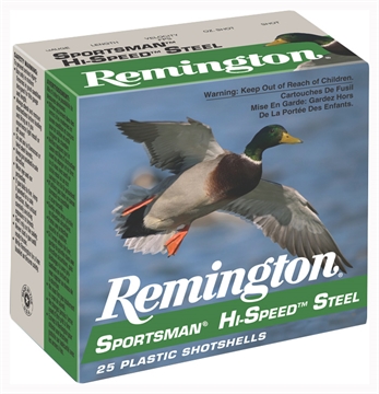 Picture of REMINGTON SPORTSMAN HI-SPEED STEEL LOADS AMO 12GA 3IN 1 1/4OZ #4 1400FPS 25RD (10 BOX CASE) 20991 SSTHV12HM4