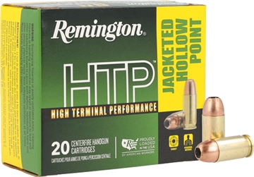 Picture of Remington Ammunition HTP 380ACP 88gr Jacketed Hollow Point 20 Per Box/25 Case 22248