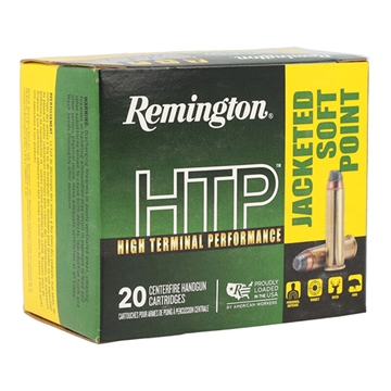 Picture of Remington Ammunition HTP 44RemMag 240gr Jacketed Soft Point 20 Per Box/25 Case 23002