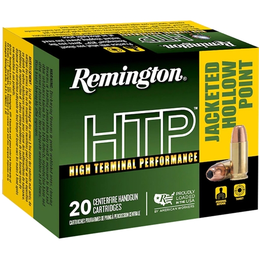 Picture of Remington Ammunition HTP 45ACP 185gr Jacketed Hollow Point 20 Per Box/25 Case 21453