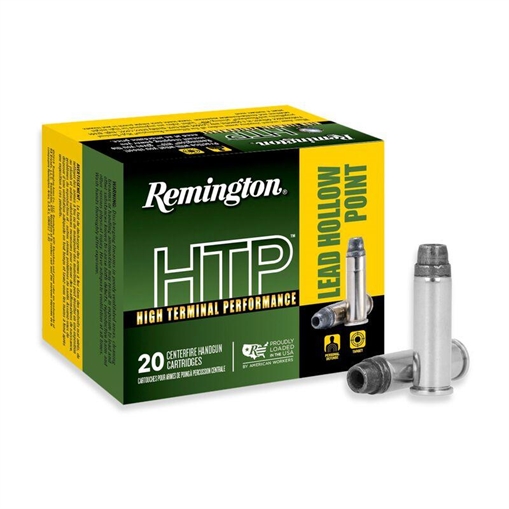 Picture of Remington Ammunition HTP 38Special+P 158gr Lead Hollow Point 20 Per Box/25 Case 22297