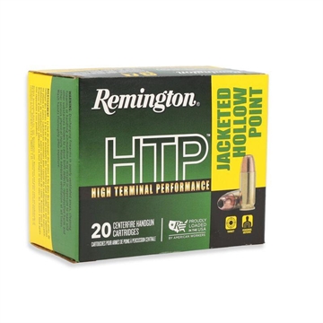 Picture of Remington Ammunition HTP 40S&W 155gr Jacketed Hollow Point 20 Per Box/25 Case 22306