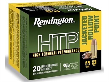 Picture of REMINGTON HTP HIGH TERMINAL PERFORMANCE AMO 380 AUTO 88GR JHP 50RD22247 RTP380A1