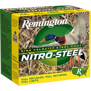 Picture of Remington Ammunition Nitro-Steel High Velocity 12Gauge 3.50" 1 1/2oz BBShot 25 Per Box/10 Case 20837