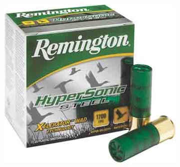 Picture of Remington HyperSonic, 12 Gauge, 3", 1.25 oz., Steel, #2, Lead Free, 25 Round Box, California Certified Nonlead Ammunition 26775