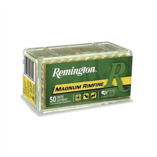Picture of Remington Magnum Rimfire Ammunition .22 WMR 40 gr JHP 1910 fps 2000/ct Case (40-50/ct Boxes) 21170CASE
