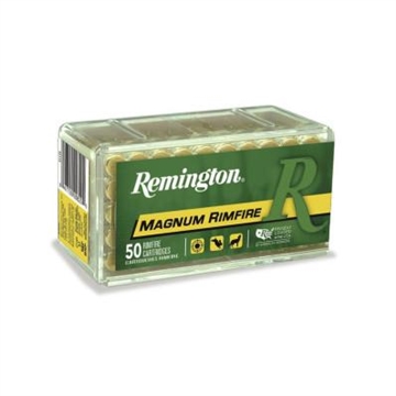 Picture of Remington Magnum Rimfire Ammunition .22 WMR 40 gr PSP 1910 fps 2000/ct Case (40-50/ct Boxes) 21172CASE