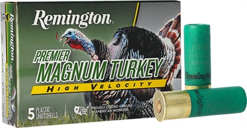 Picture of Remington Ammunition Premier Magnum Turkey High Velocity 12 Gauge 3" 1 3/4 oz 4 Shot 5 Per Box/ 20 Cs 28029