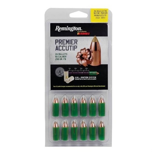 Picture of Remington REMINGTON MUZZLELOADER BULLETS ACCUTIP 50 CAL 250GR SABOT 30610