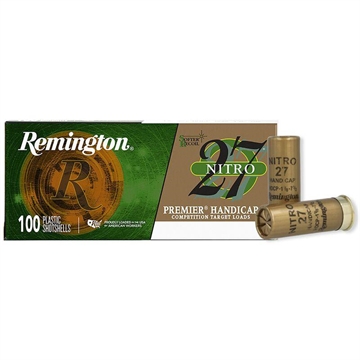 Picture of Remington Nitro 27 Target Shotshells 12 ga 2-3/4 in 1-1/8 oz #8 1235 fps 100/ct 28869
