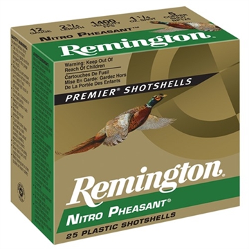 Picture of Remington Ammunition Nitro Pheasant 12Gauge 2.75" 1 3/8oz 4Shot 25 Per Box/10 Case 28632