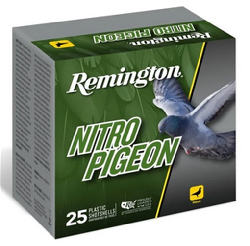 Picture of Remington Nitro Pigeon, 12 Gauge, 2.75" Chamber, #7.5 Shot, Copper Plated Hard Lead, 25 Round Box R28681 047700286815