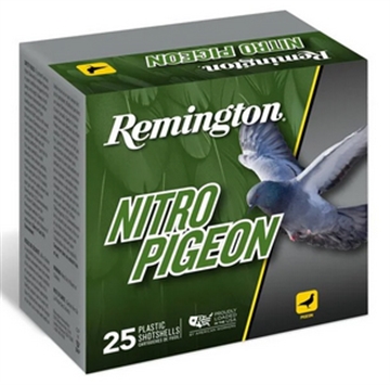 Picture of Remington Nitro Pigeon, 12 Gauge, 2.75" Chamber, #7.5 Shot, Copper Plated Hard Lead, 25 Round Box R28681 047700286815