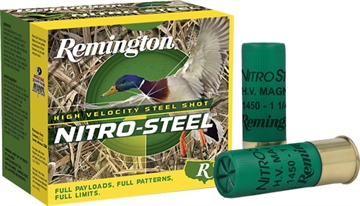 Picture of Remington Ammunition Nitro-Steel High Velocity 12Gauge 3" 1 1/4oz 4Shot 25 Per Box/10 Case 20802