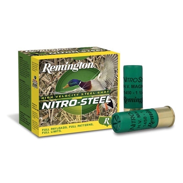 Picture of Remington Ammunition Nitro-Steel High Velocity 12Gauge 3" 1 1/4oz 1Shot 25 Per Box/10 Case 20796