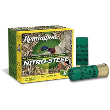 Picture of Remington Ammunition Nitro-Steel High Velocity 12Gauge 3" 1 1/4oz BBShot 25 Per Box/10 Case 20794