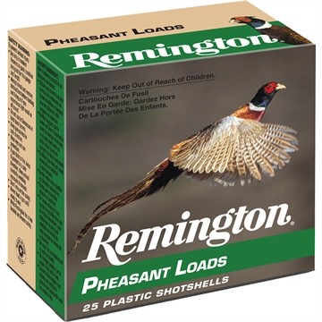 Picture of REMINGTON PHEASANT LOADS AMO 12GA 1 1/4OZ 4SHOT 2 3/4IN 1330 FPS 25RD (10 BOX CASE) 20046