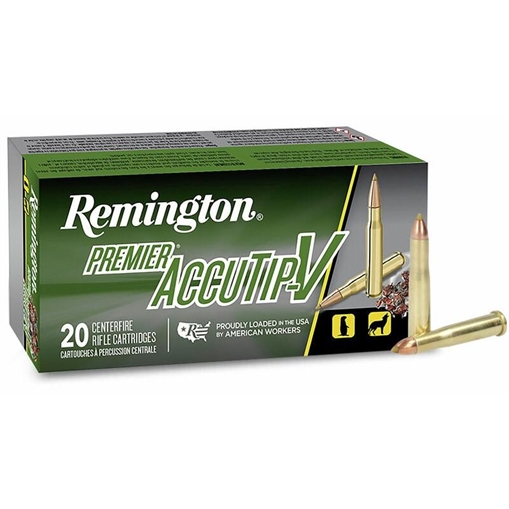 Picture of Remington Remington Premier AccuTip Centerfire Rifle Ammo 22 Hornet 35 gr. AccuTip-V 50 rd. 29154