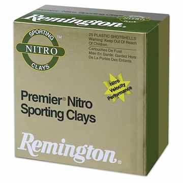 Picture of Remington Premier Nitro Sporting Clays Shotshells 20ga 2-3/4 in 7/8oz #7.5 1300 fps 25/ct 28860