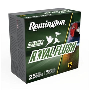 Picture of Remington Premier Royal Flush Shotshells 12ga 2-3/4" 1-1/4oz 1550 fps #6 25/ct R20558