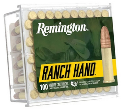 Picture of Remington Ammunition Ranch Hand 22LR 42gr Plated Lead Round Nose 100 Per Box/50 Case R21263