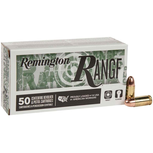 Picture of Remington Ammunition Range 40S&W 180gr Full Metal Jacket 50 Per Box/20 Case R27781