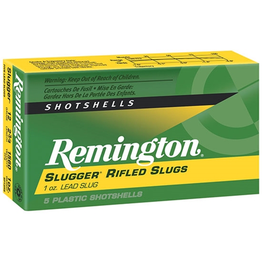 Picture of Remington Ammunition Slugger 12 Gauge 3" 1 oz Rifled Slug Shot 5 Per Box/ 50 Cs 20270