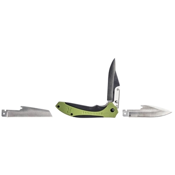 Picture of Remington RXB Liner Lock Folding Knife 4-1/2" Multi Blade Green and Black R15737