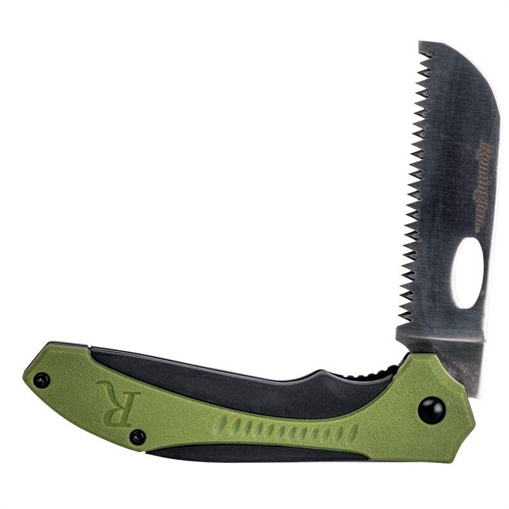 Picture of Remington Sportsman Folding Knife Saw Blade Green and Black 15673