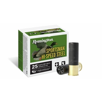 Picture of Remington Sportsman Hi-Speed Steel Shotshells 12ga 2-3/4" 1oz 1365 fps #6 250/ct Case (25-10/ct Boxes) R20005CASE